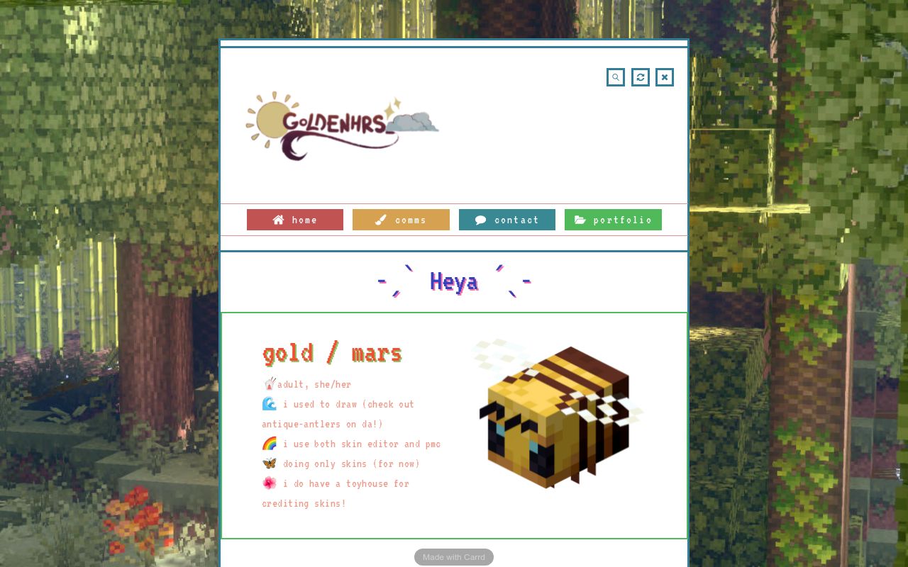 Minecraft Skin Comms